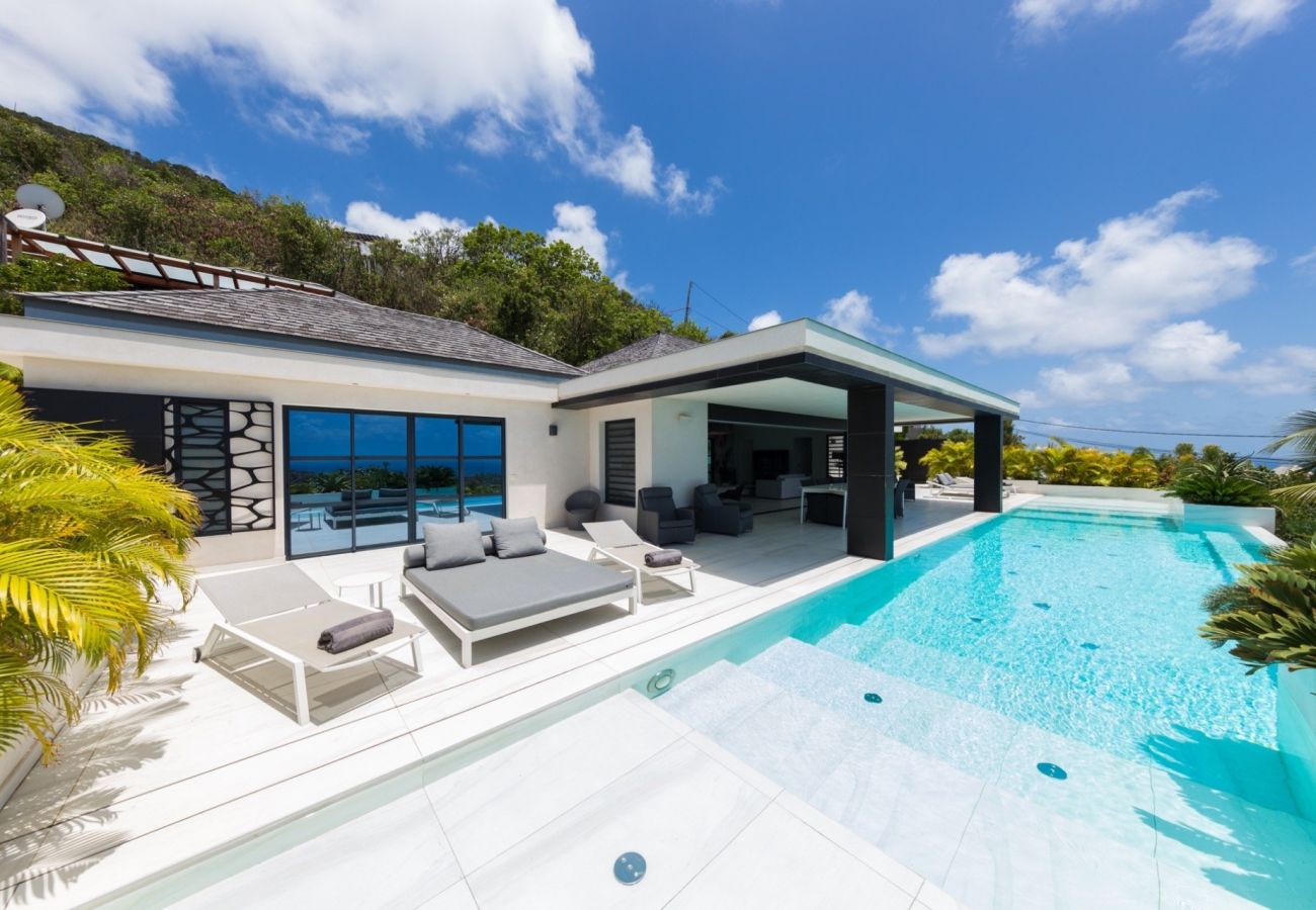 exterior vacation home st barts with private pool