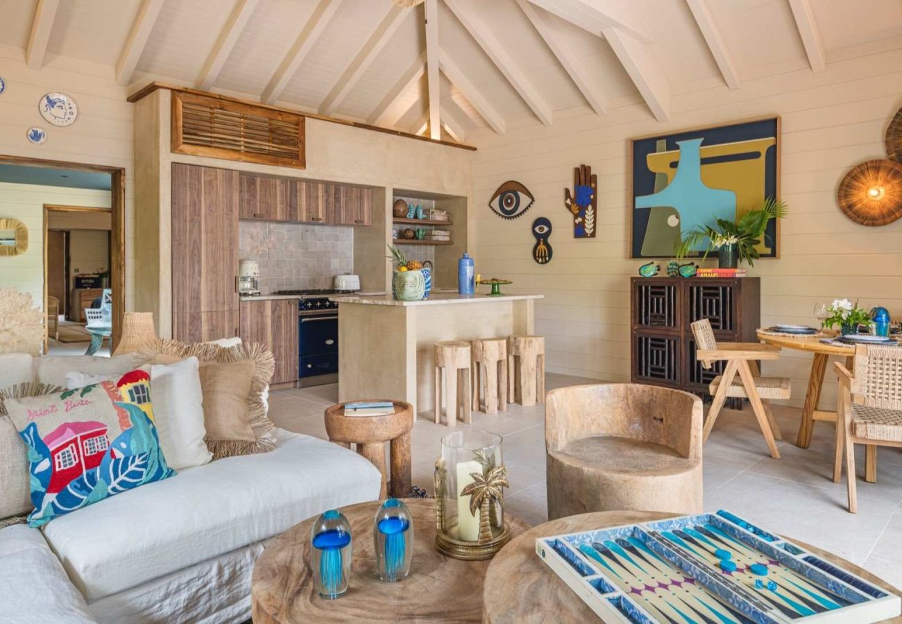 Villa in Saint Barthélemy - Villa Bohemian Blue St Barths 2-bd