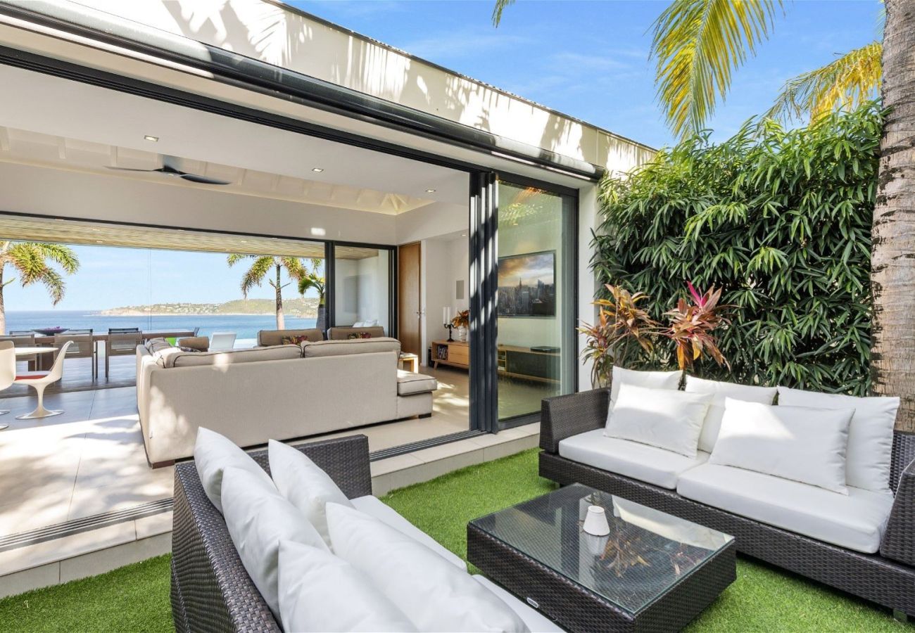 peaceful villa with private garden st barts