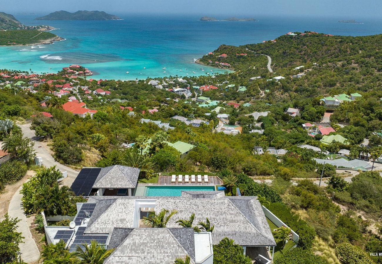 high rise vacation villa with pool st barth island