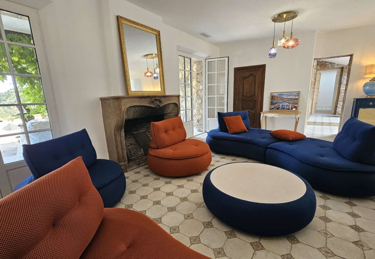 Villa in La Garde-Freinet - Villa La Biche St Tropez French Riviera 5-bd