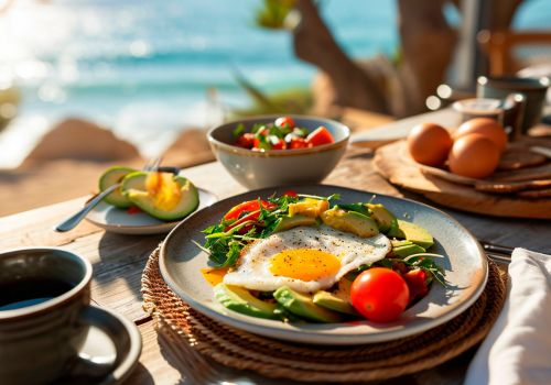 brunch private chef in the caribbean
