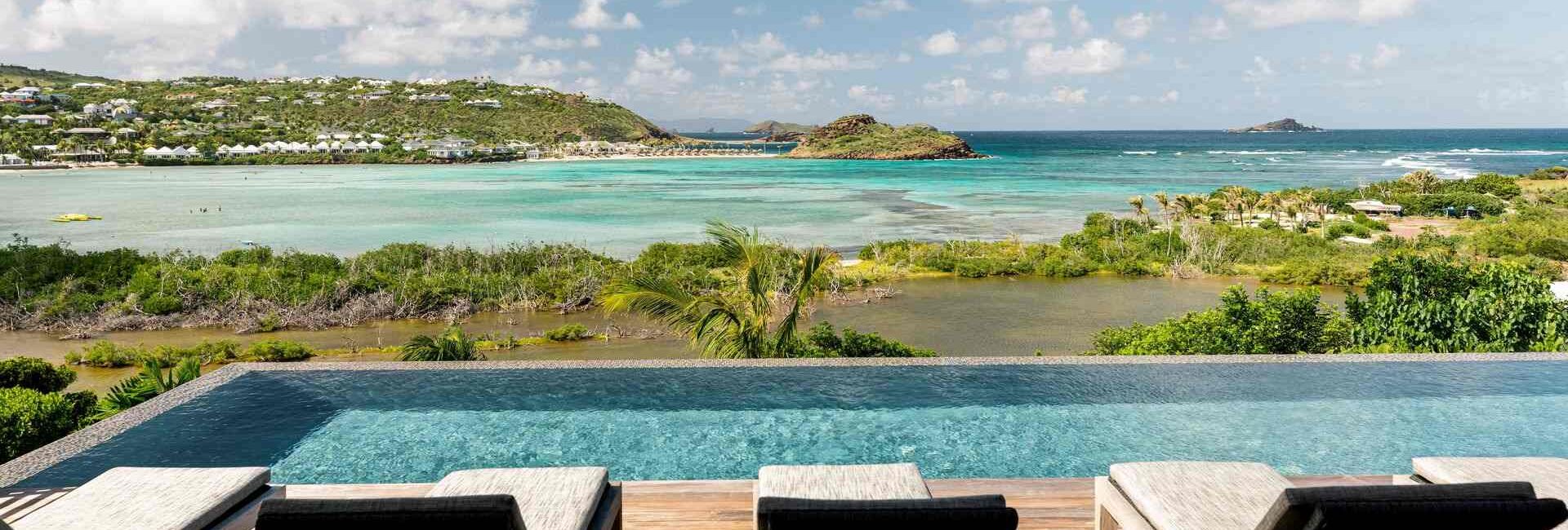 Villa de luxe à louer avec piscine privée et vue exceptionnelle sur Saint-Barthélemy
