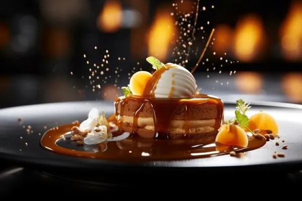 Chef privé à Saint-Barth préparant un dîner raffiné aux saveurs caribéennes dans une villa de luxe, l’une des meilleures destinations pour Noël.