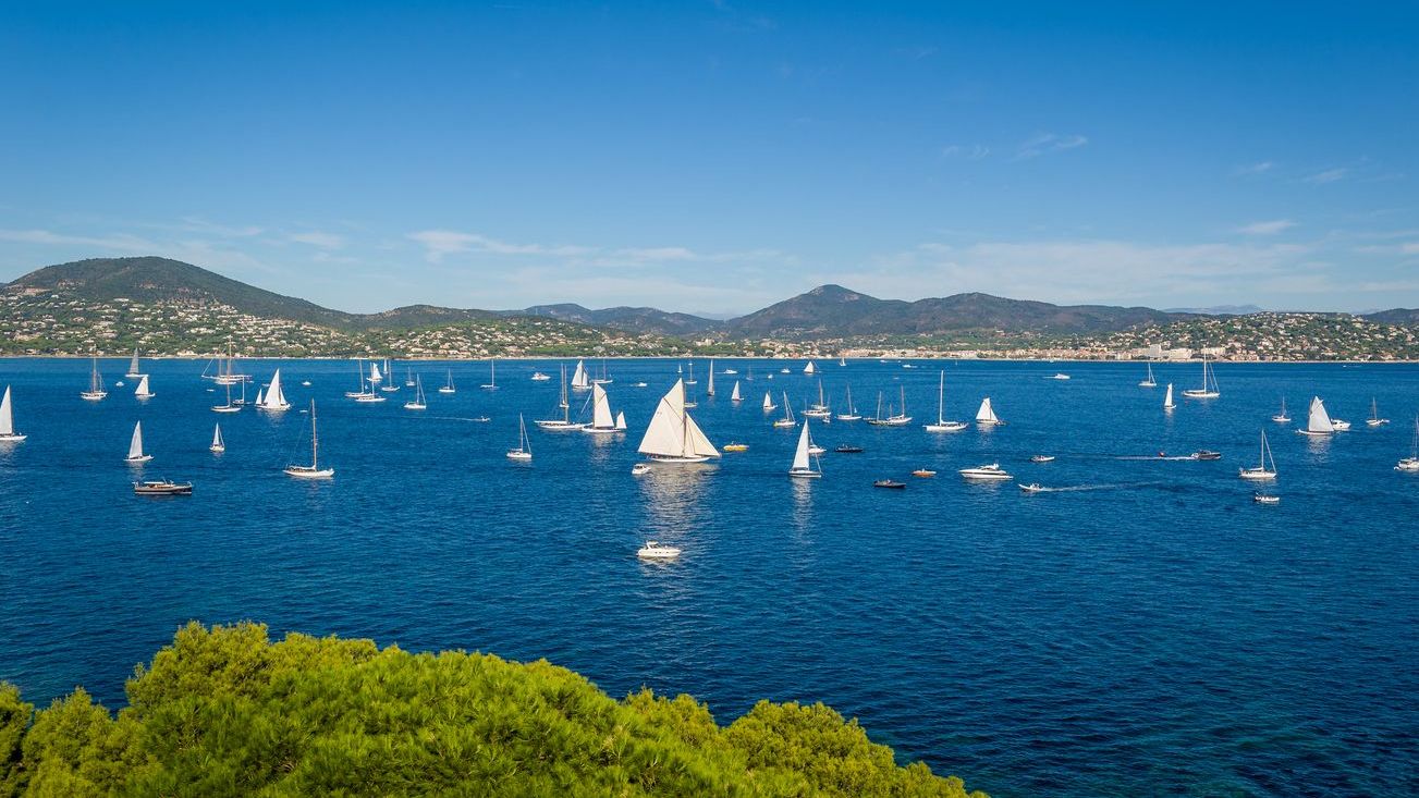 Les Voiles de Saint-Tropez regatta yachts